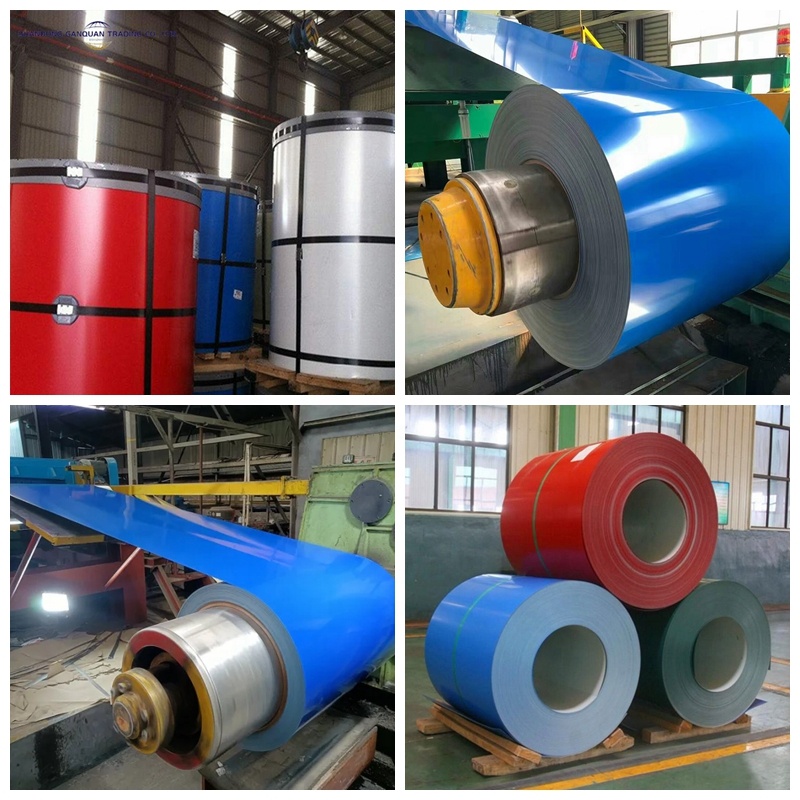 AISI ASTM DIN GB BS Prepainted Galvanized Cold Rolled Coil RAL Color PPGI Steel Coils in China