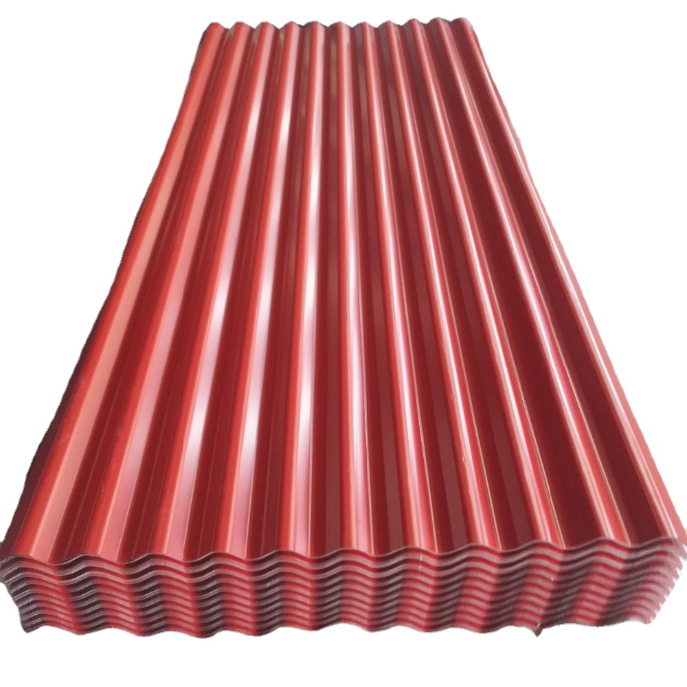 4x8 Galvanized Corrugated Sheet Metal Zinc Color Roofing Sheet Steel Roof Tiles