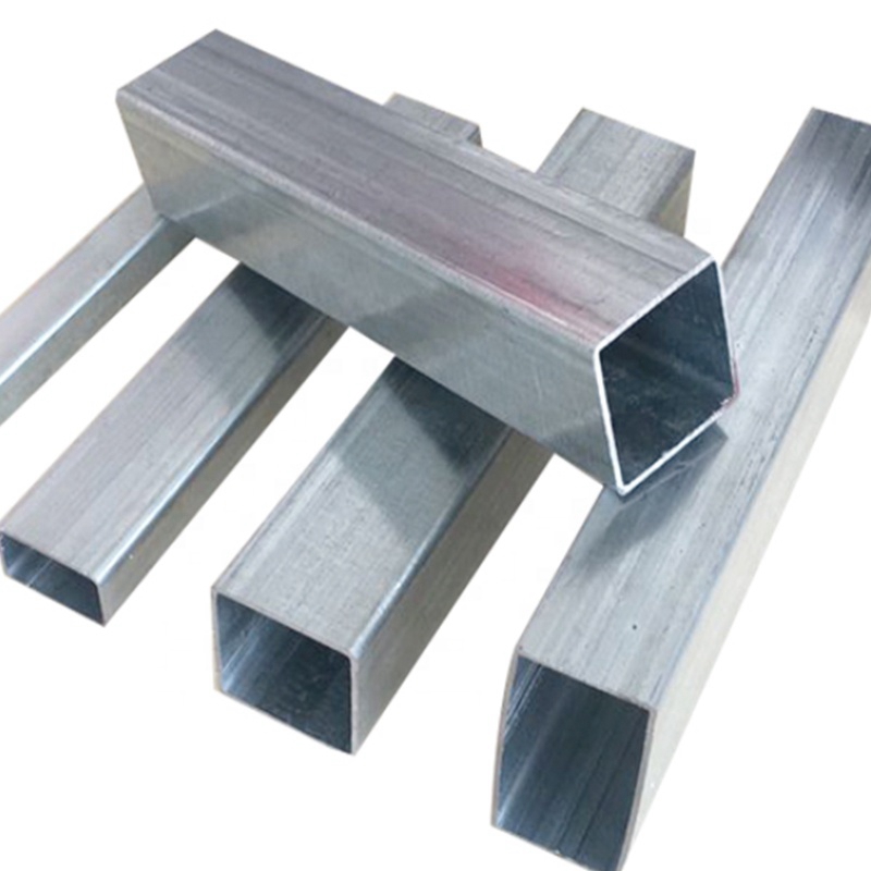 Q195 DN80 Low Carbon Steel Hot Dip Galvanized Coating Square Rectangular Tube Ms Gi Hollow Section Steel Pipe tube